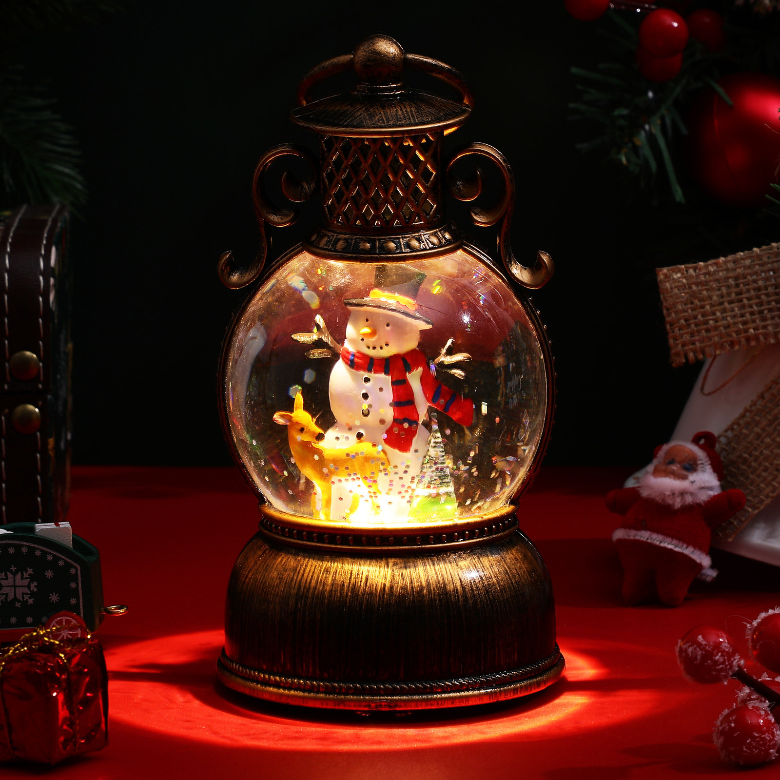 Snow Globe Musical - Caixa de música natalina com globo