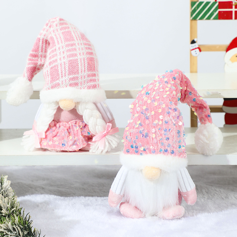 Santa Hat Plush - Decorações de Natal em Pelúcia, Bonecos
