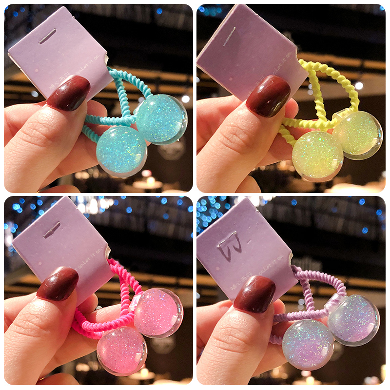 Ornament Ball Set - Elásticos de cabelo para crianças, Scrunchies