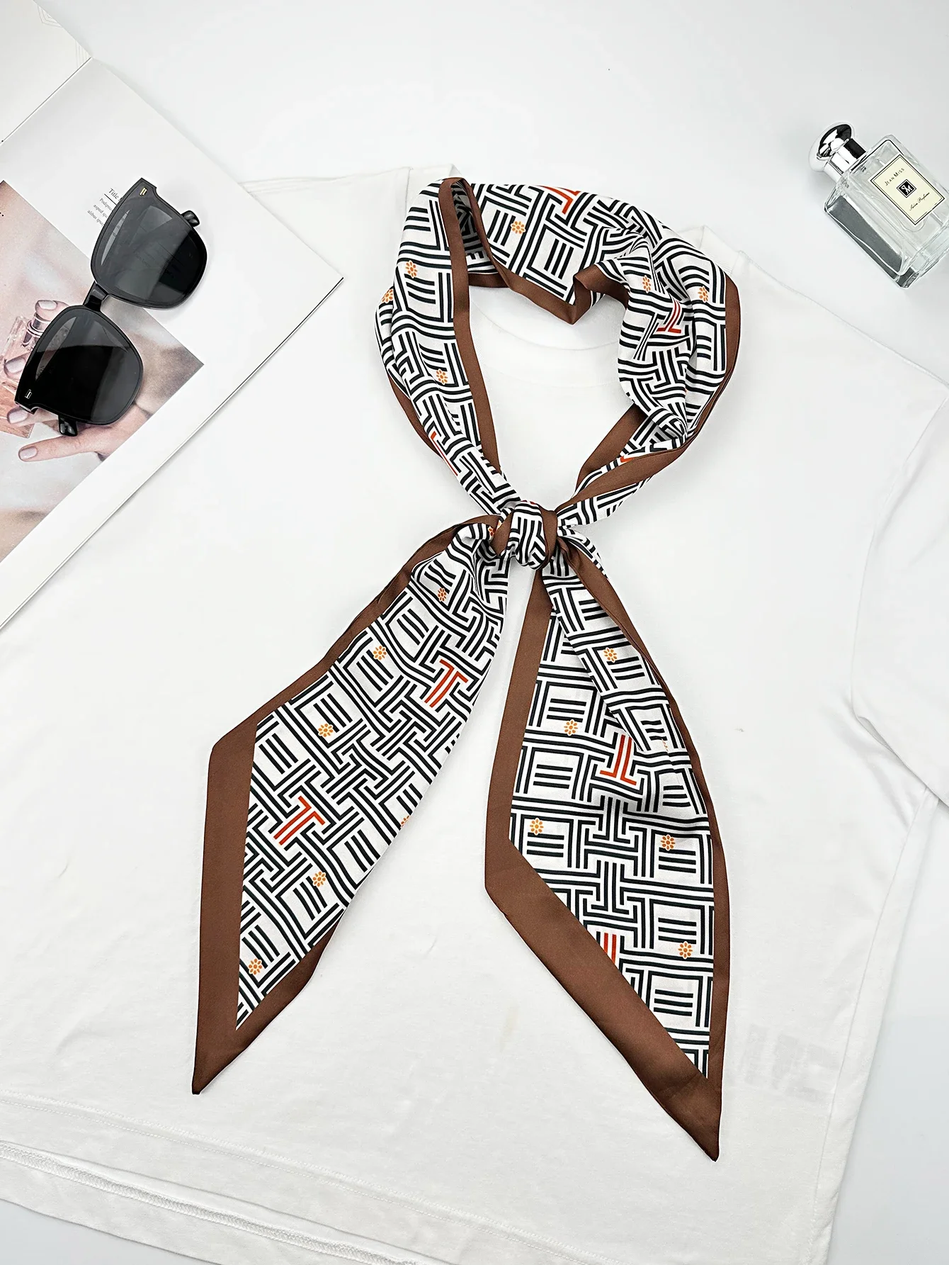 Geometria de luxo lenços de se - Ribbon Bow Gift avaliação e preço