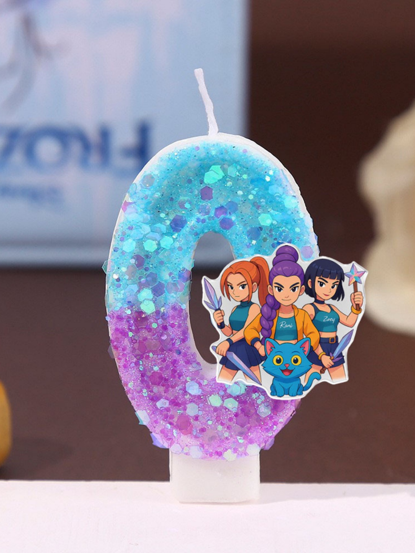Vela Digital KPOP Blue and Pur - Holiday Candle Set avaliação e preço