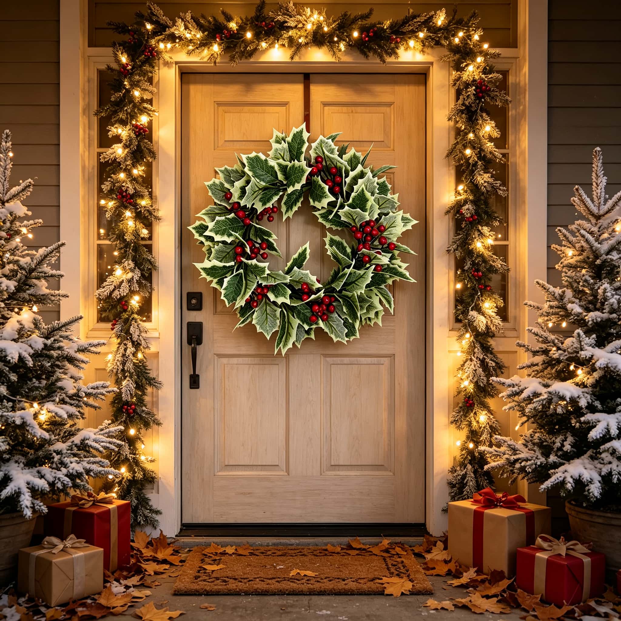 Guirlanda de Natal Artificial  - Christmas Wreath Fake avaliação e preço