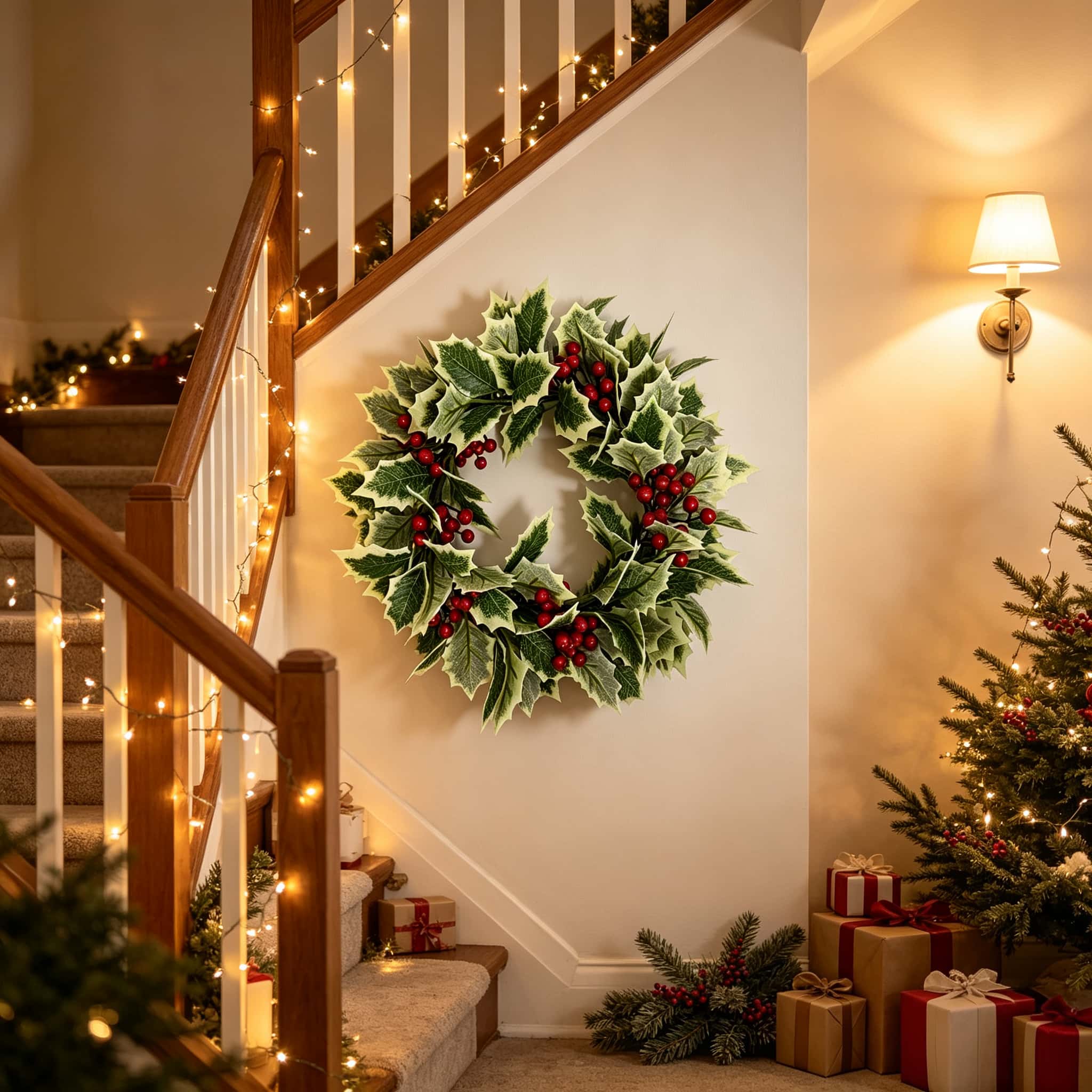 Guirlanda de Natal Artificial  - Christmas Wreath Fake avaliação e preço