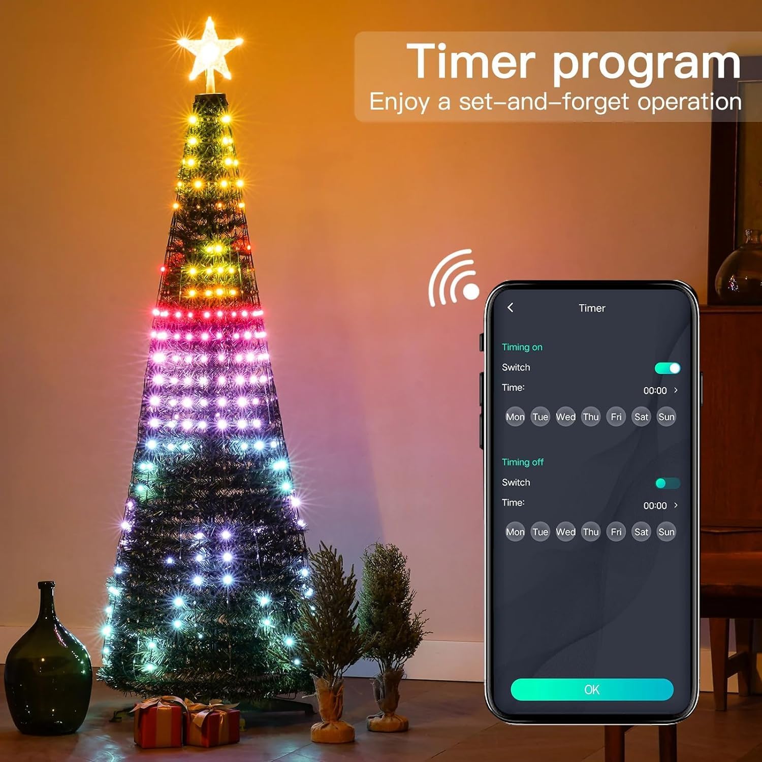 Árvore de natal inteligente to - Star Tree Topper avaliação e preço