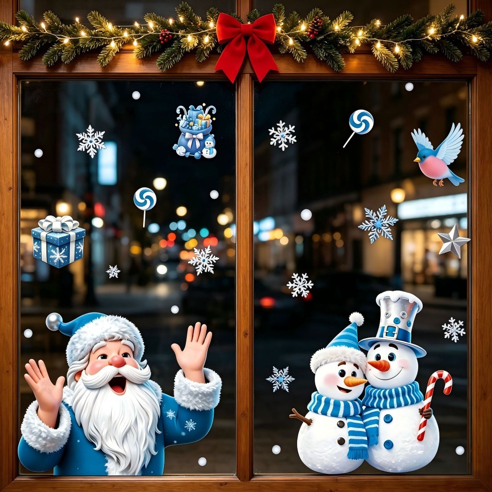 Adesivos de Natal para Janela, - Snowflake Window Decal avaliação e preço