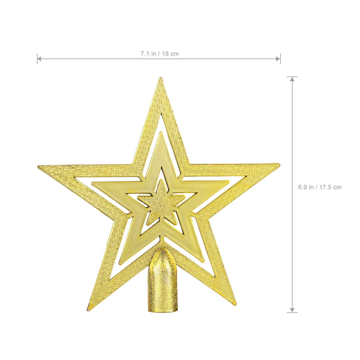 Enfeite de Estrela de Natal de - Star Tree Topper avaliação e preço