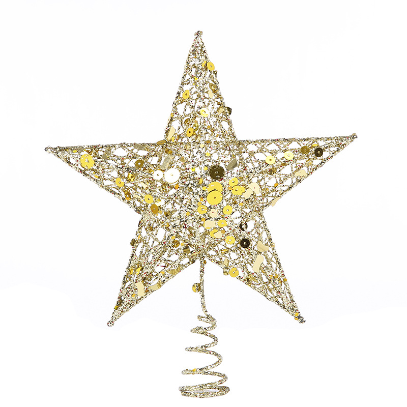 15/20/25/30cm oco estrela ouro - Star Tree Topper avaliação e preço