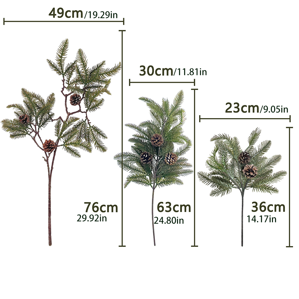 3 unidades de buquê de pinhas  - Christmas Wreath Fake avaliação e preço