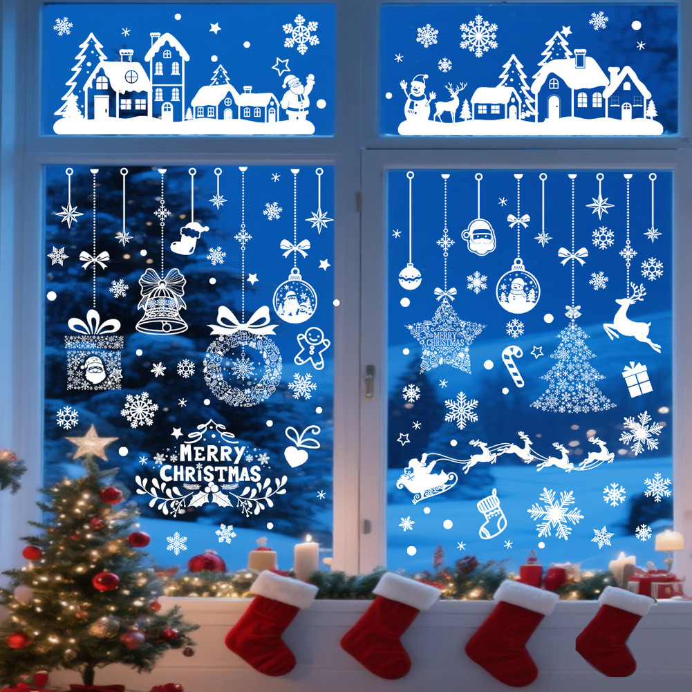 Adesivos grandes para janelas  - Snowflake Window Decal avaliação e preço