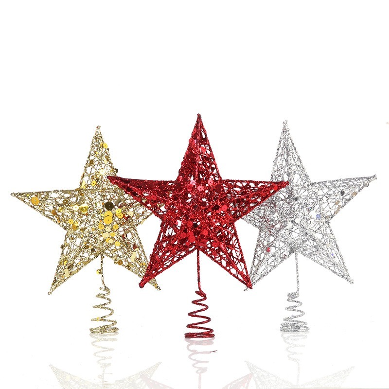 Estrela de Natal com Glitter p - Star Tree Topper avaliação e preço