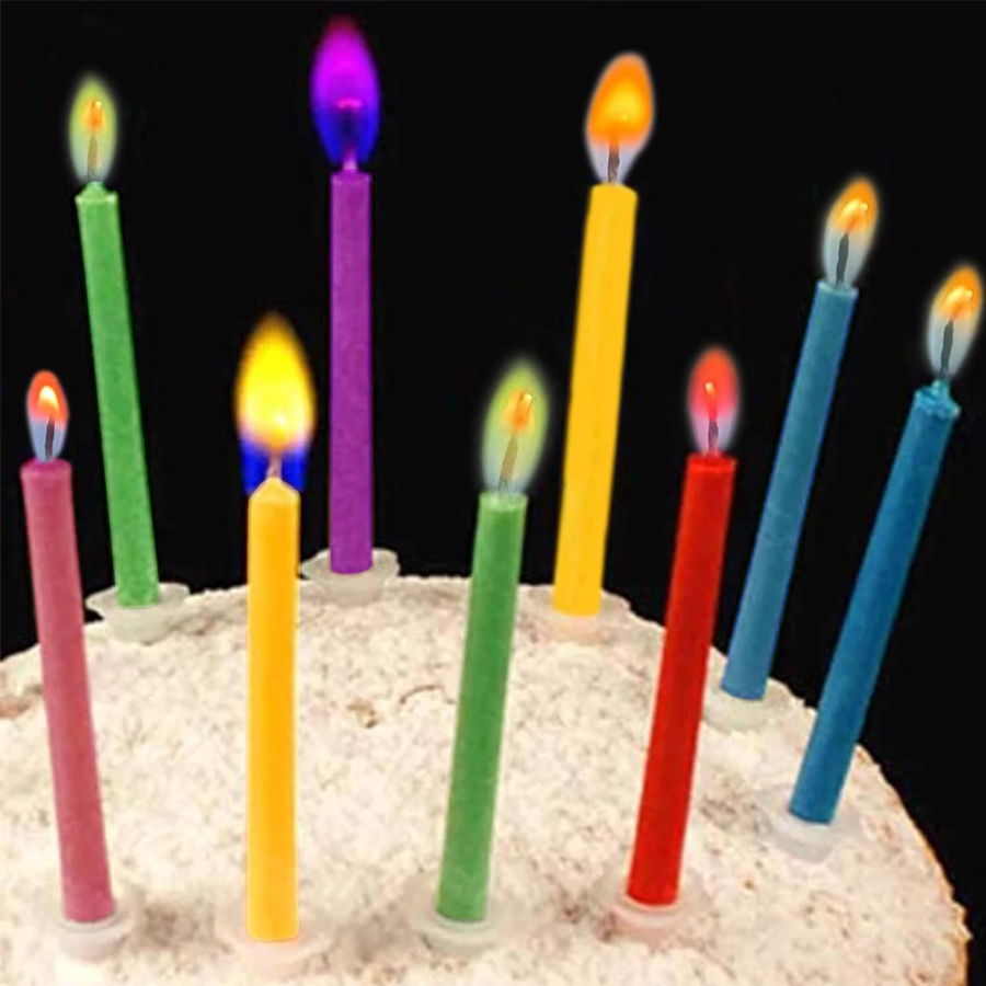 12/24 peças velas de bolo de a - Holiday Candle Set avaliação e preço