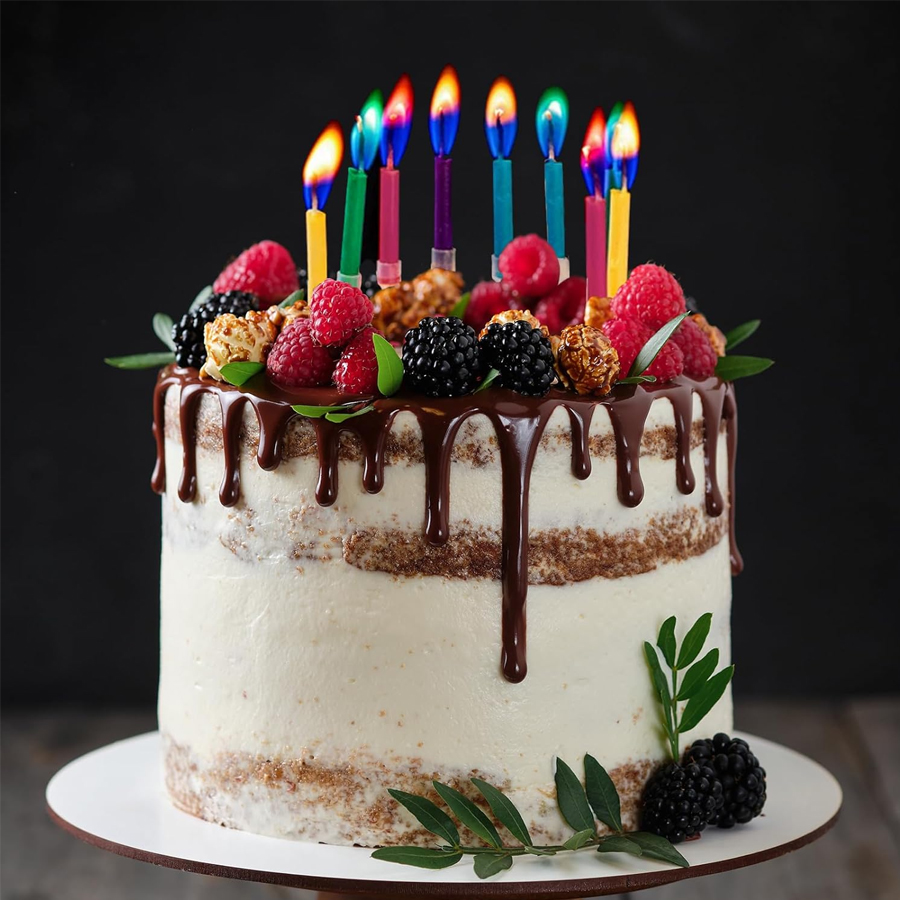 12/24 peças velas de bolo de a - Holiday Candle Set avaliação e preço