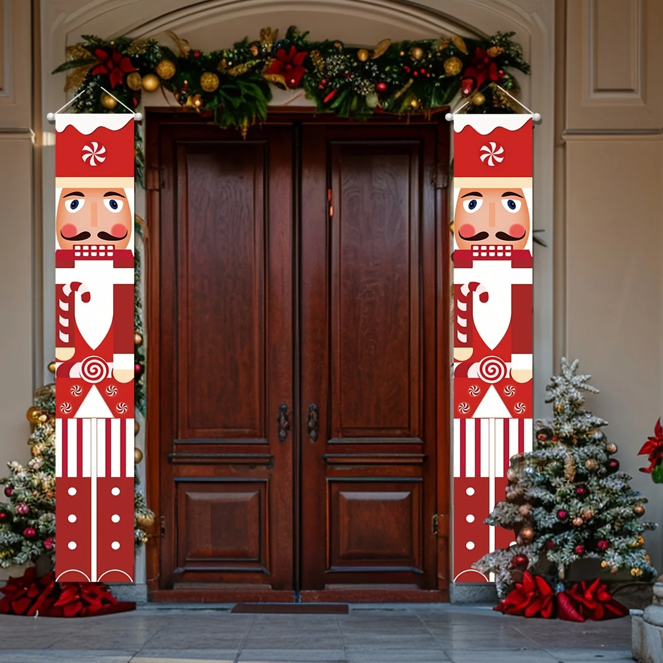 Conjunto de Faixas de Natal co - Nutcracker Figurine avaliação e preço